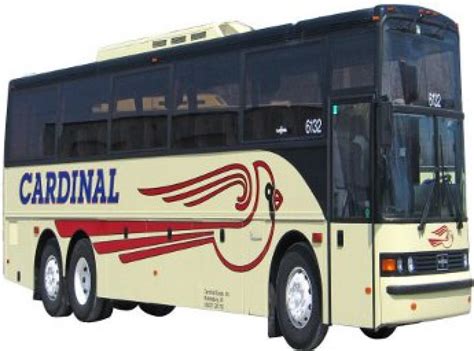 Cardinal charter bus